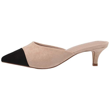 Elegant Two-Tone Mules for Women - Comfort & Style