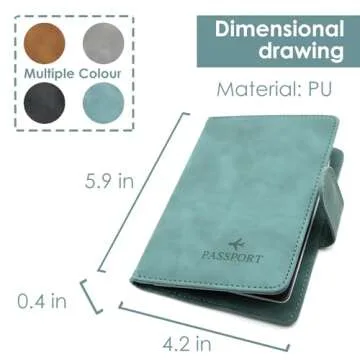 Stylish Sizobi Passport Holder for Secure Travel Organization