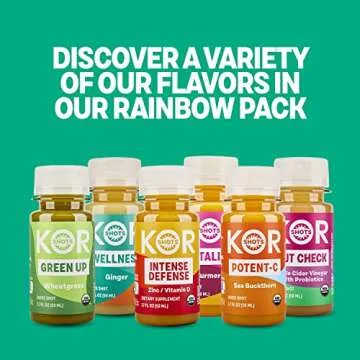 KOR Shots Variety Shot Pack - 24 Organic Juice Shots
