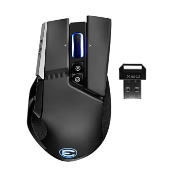 EVGA X20 Wireless Gaming Mouse - Triple Sensor, 16,000 DPI, RGB Lighting