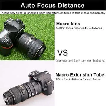 Mcoplus Extension Tube Set for Nikon - Macro Photography Kit