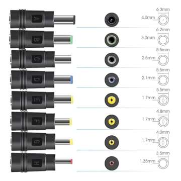 Kado DC Adapter 8 Connector Set - Universal Power Solution for Electronics