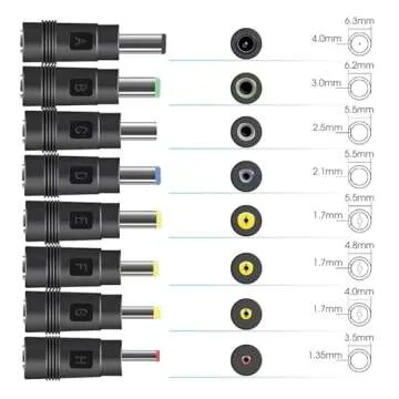 Kado DC Adapter 8 Connector Set - Universal Power Solution for Electronics