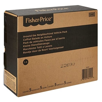 Fisher-Price Little People 5 Vehicle Set for Kids 1-5