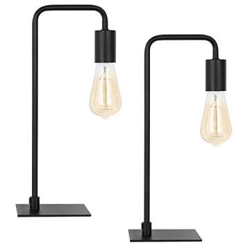 NANANARDOSO Industrial Desk Lamp - Vintage Table Lighting