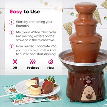 Wilton Chocolate Pro Fountain - Elegant 3-Tier Design