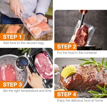 Upesitom Sous Vide Cooker - Smart & Quiet Cooking Solution