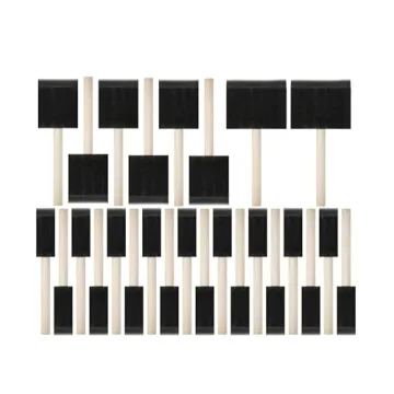 Bates Foam Paint Brushes - 26 Pack of Versatile Sponge Brushes for Easy Painting