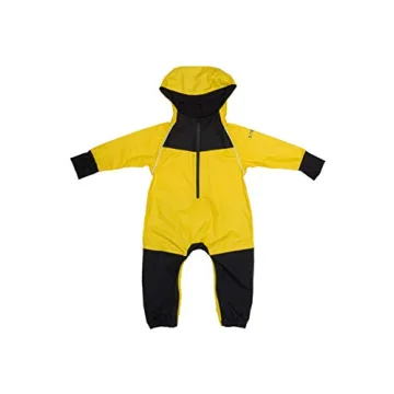Stonz Kids Rain Suit - Toddler & Kids One Piece Outdoor Coverall with Hood - Waterproof Kids Clothes...