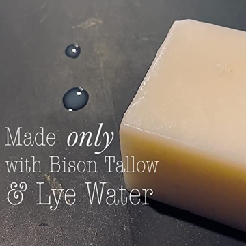 Big Crazy Buffalo Pure Bison Tallow Buff Soap Bar