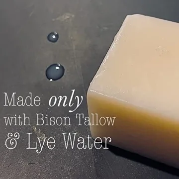 Big Crazy Buffalo Pure Bison Tallow Buff Soap Bar