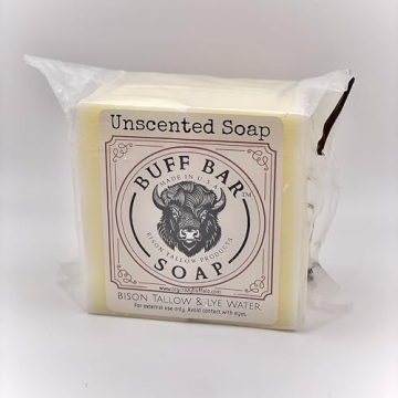 Big Crazy Buffalo Pure Bison Tallow Buff Soap Bar