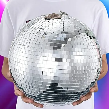 Sumono 12 Inch Disco Mirror Ball for Party Decoration and Fun
