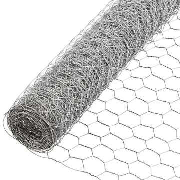 YARDGARD Chicken Wire 2 Inch Mesh 48 Inch X 150 Foot 20 Gauge Galvanized Steel Wire Fence Ideal for ...