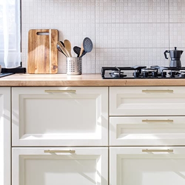 Elegant QOGRISUN Solid Brass Cabinet Pulls for Style