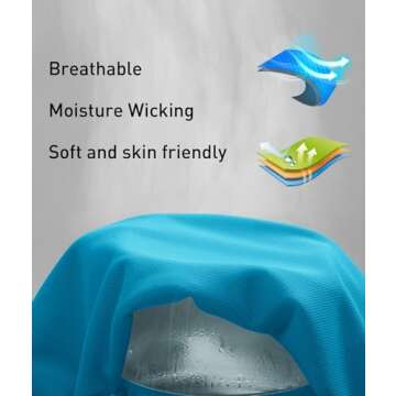 ZITY Mens Polo Shirt Short Sleeve Sports Tactical T-Shirt Athletic Golf Polos Daily Casual Stylish Collared Shirts for Men Bluegreen Medium