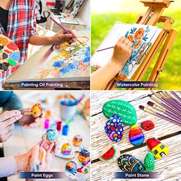 Paint Brushes Set – 30 Pcs for All Artistic Needs