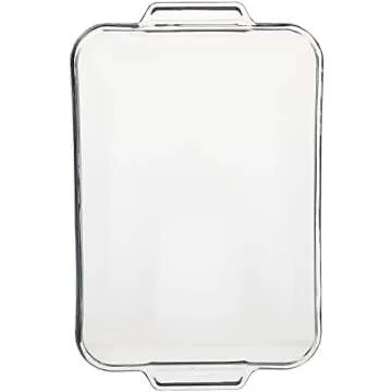 Anchor Hocking 4.8 Quart Rectangular Glass Baking Dish (1 piece, tempered tough, dishwasher safe)