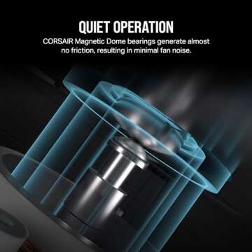 CORSAIR RS140 MAX 140mm PWM Thick Fans – High Static Pressure – Liquid Crystal Polymer Construction – Dual Pack – Black