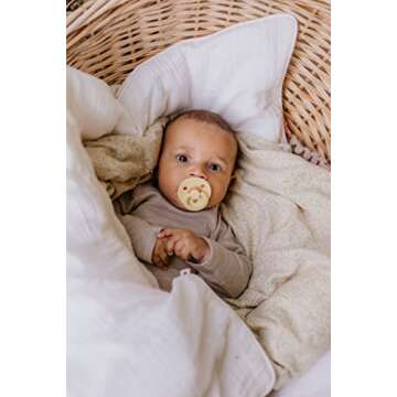 BIBS Pacifiers 2-Pack | Natural Rubber Soothers | Made in Denmark