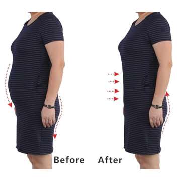 DREAM SLIM Women's High-Waist Seamless Body Shaper Briefs Firm Control Tummy Thong Shapewear Panties Girdle Underwear Black