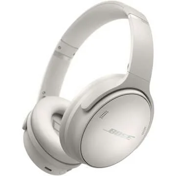 Bose QC45 White Smoke Wireless Noise Cancelling Headphones