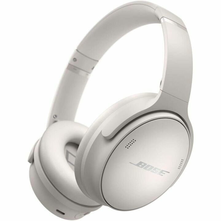 Bose QC45 White Smoke Wireless Noise Cancelling Headphones