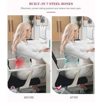 LODAY Waist Trainer for Women Corset Shapewear Tummy Control Body Shaper Cross Mesh Segmented Waist Cincher Postpartum Girdle(Black Hook,Large)