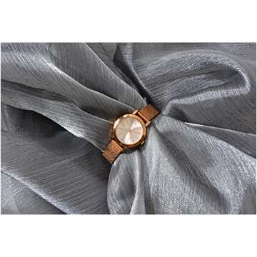 zyckTech Exzycke Product Photography Backdrop, Silk Texture Photo Props for Food Jewelry Cosmetic Makeup (White Grey Champagne), PBC0401SILK