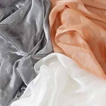 zyckTech Exzycke Product Photography Backdrop, Silk Texture Photo Props for Food Jewelry Cosmetic Makeup (White Grey Champagne), PBC0401SILK