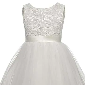 Elegant Flower Girl Dress for Parties and Celebrations