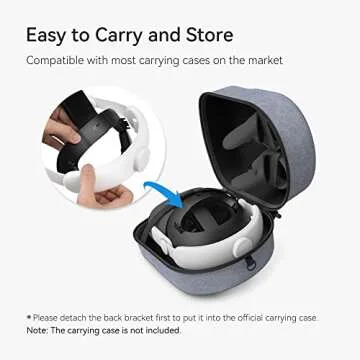 KIWI design Comfort Head Strap Accessories Compatible with Oculus/Meta Quest 2, Elite Strap Replacement for Enhanced Support of VR Headset