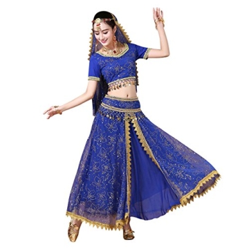 MISI CHAO Belly Dance Costume Bollywood Dress for Women