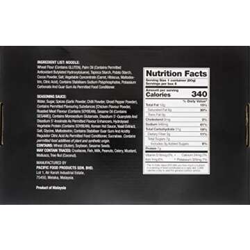 Daebak Noodles Ghost Pepper spicy chicken flavor (pack of 6)