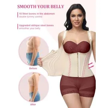 SHAPSHE Waist Trainer for Women for Ultimate Control