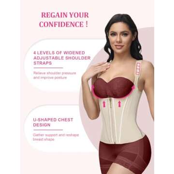 SHAPSHE Waist Trainer for Women for Ultimate Control