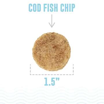 Icelandic+ Cod Fish Chips Dog Treat 2.5-oz Bag