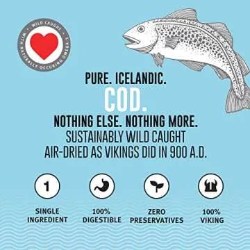 Icelandic+ Cod Fish Chips Dog Treat 2.5-oz Bag