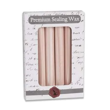 Champagne Pink Pearl Premium Glue Gun Sealing Wax for Wax Seal Stamps, Letters, Wedding Invitations-...