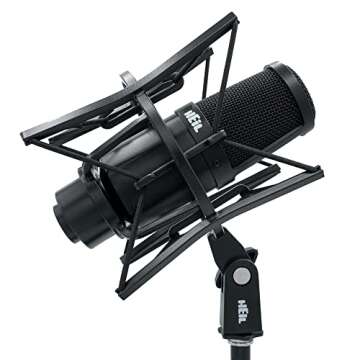 Heil’s PRSM Rugged, Professional-Quality Shock Mount for Home or Studio Use, Video Podcast, Broadcast, Audio Podcast
