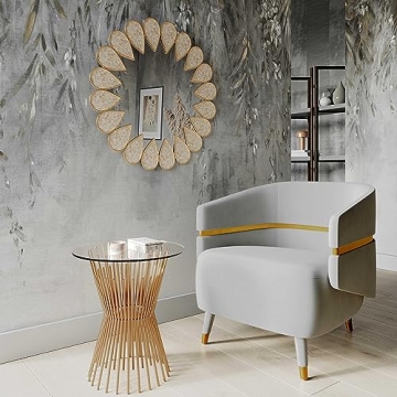 Ayla Grey Velvet Accent Chair - Luxury and Comfort Combined