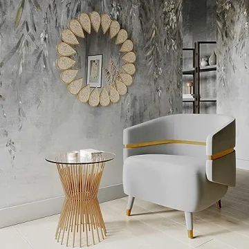 Ayla Grey Velvet Accent Chair - Luxury and Comfort Combined