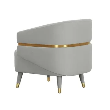 Ayla Grey Velvet Accent Chair - Luxury and Comfort Combined