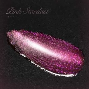 GAOY Pink Cat Eye Gel Nail Polish, 16ml Glitter Holographic Beauty
