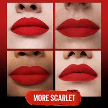 Maybelline Ultimatte Matte Lipstick - Bold Scarlet Red