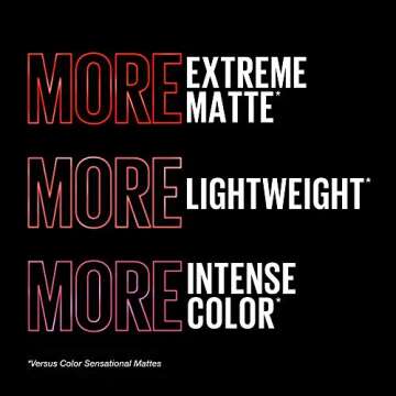 Maybelline Ultimatte Matte Lipstick - Bold Scarlet Red