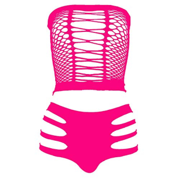 LEMON GIRL Women's Set US4-18 Lingerie Fishnet BabyDoll Bodysuit Mini Dress