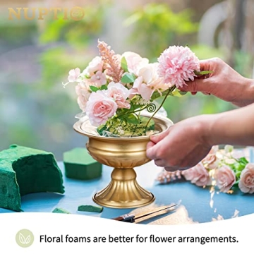 Elegant Nuptio Mini Metal Urn Vases for Event Decor