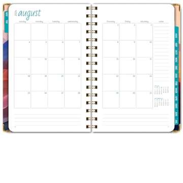 HARDCOVER Academic Planner 2024-2025 - Organize Life's Tasks