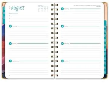 HARDCOVER Academic Planner 2024-2025 - Organize Life's Tasks